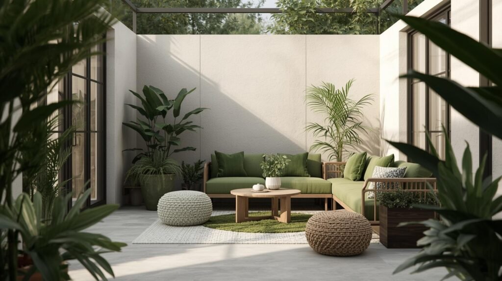 Decoração Verde Moderna para Áreas Externas